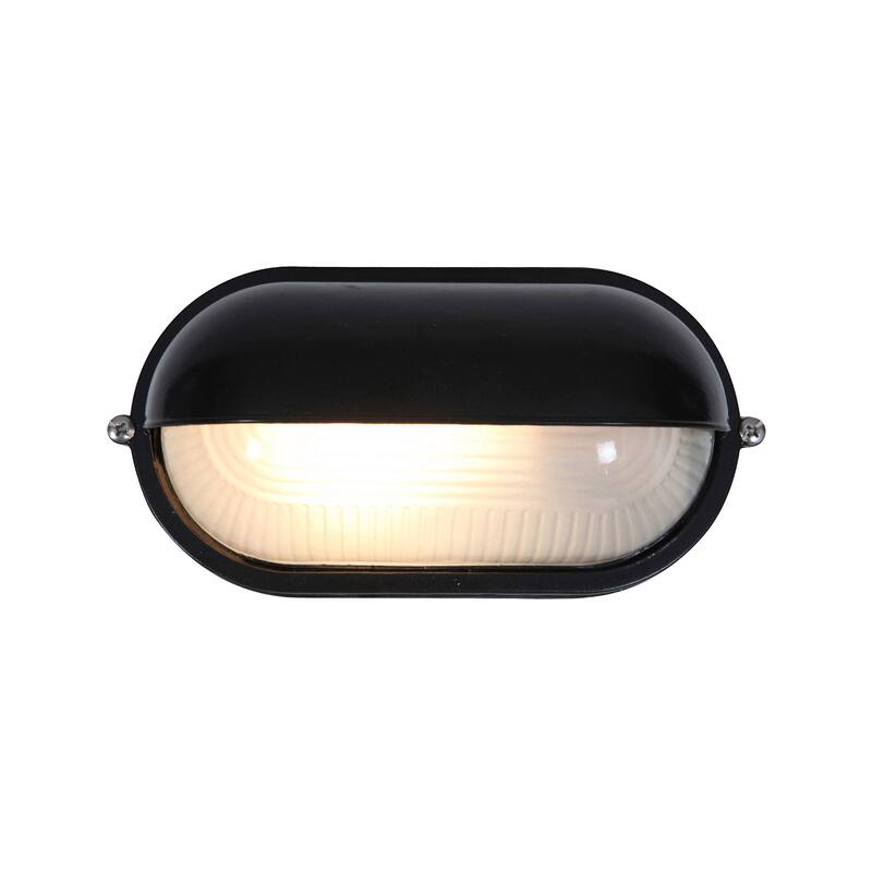 Access Lighting Nauticus Single Light 4-1/4" High LED Outdoor Wall - Black