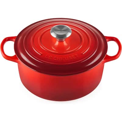 Le Creuset 4.5 qt. Enameled Cast Iron Signature Round Dutch Oven, Cerise