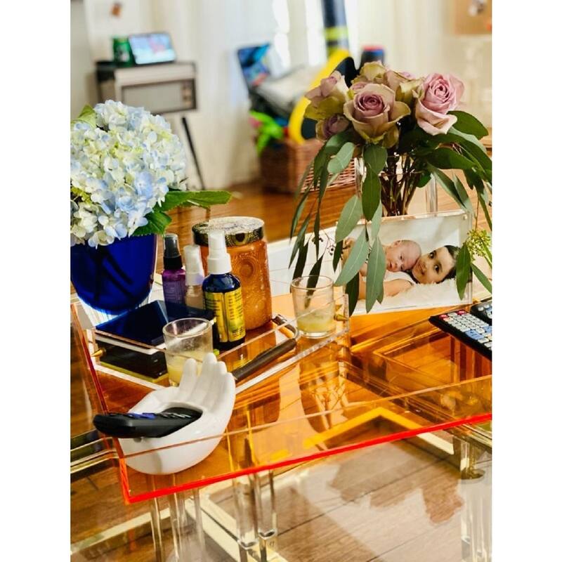 Large Neon Yellow Tray - Neon Yellow - 21x18x1.75