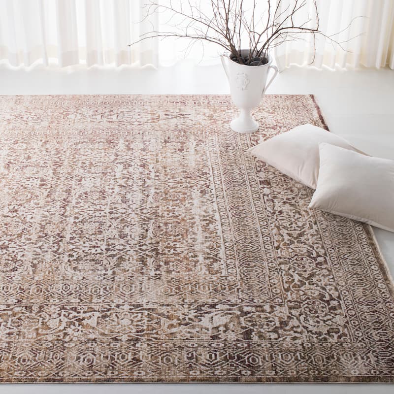 Lauren Ralph Lauren Pascal Traditional Vintage Rug - 5'3" x 7'6" - Ivory/Brown