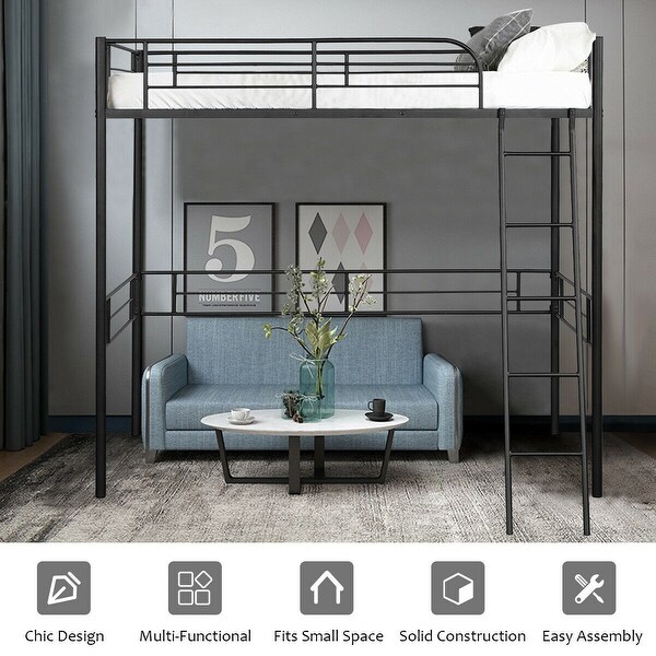 loft twin bed frame