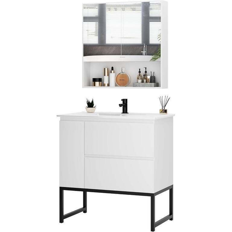 32''Bathroom Vanity with Single Sink
