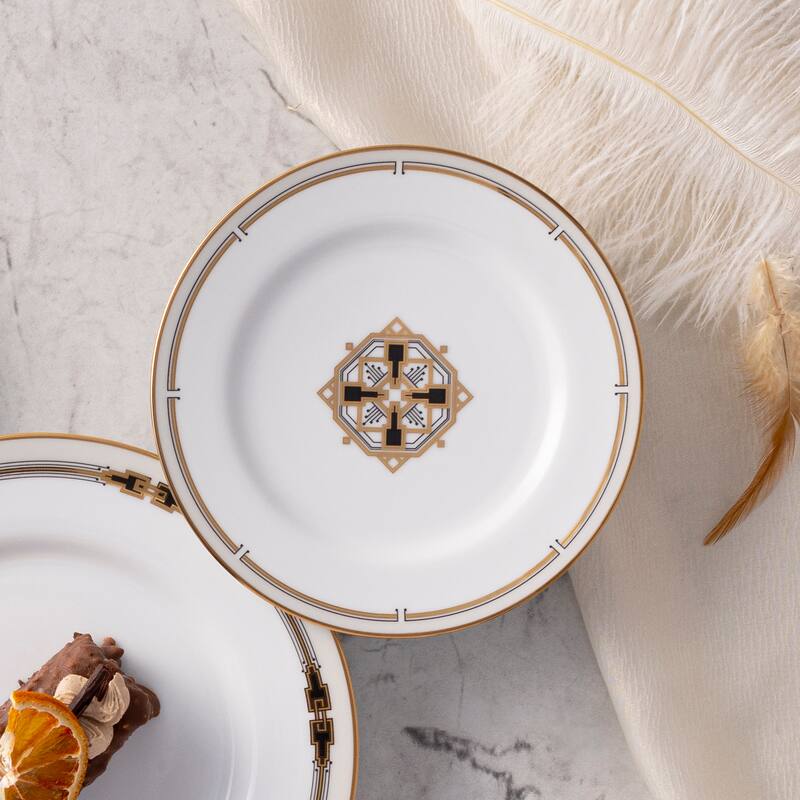 Empire Gold Set Of 4 Bread & Butter/Appetizer Plates, 6.50"