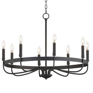 Maxim 14498 Frankie 8 Light 29" Wide Taper Candle Style Chandelier