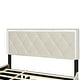 preview thumbnail 10 of 50, Button-Tufted Wingback Bed Velvet Frame Storage Platform Bed with 2 Drawers, Trundle Bed and Smart LED Light Bed Frame