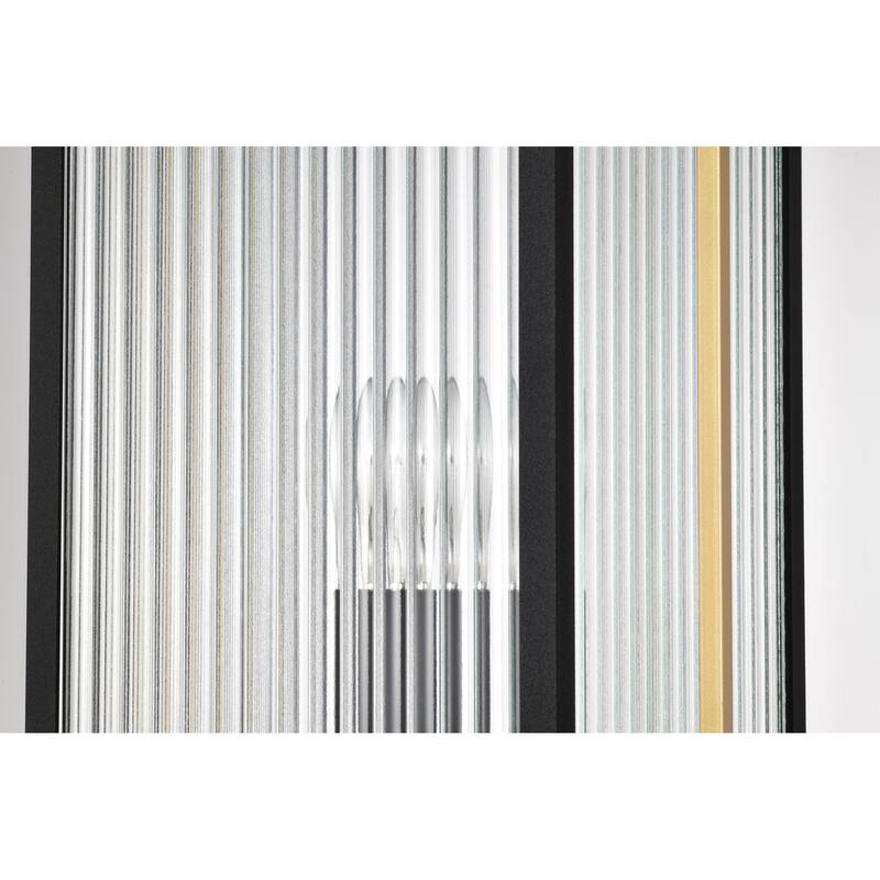 Holden Outdoor Post Lantern Gold and Black Finish Clear Glass