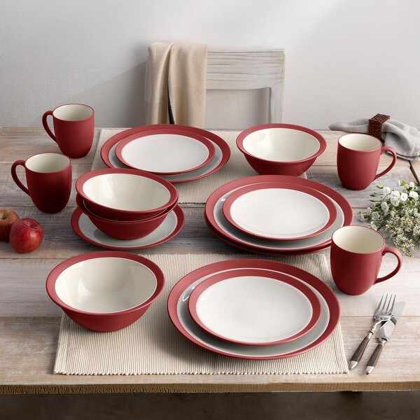 Noritake Colorwave 4-Piece Stoneware Place Setting, Modern Setting