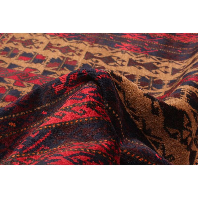 ECARPETGALLERY Hand-knotted Teimani Brown Wool Rug - 3'1 x 5'1