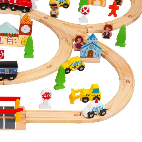 cheap wooden train set