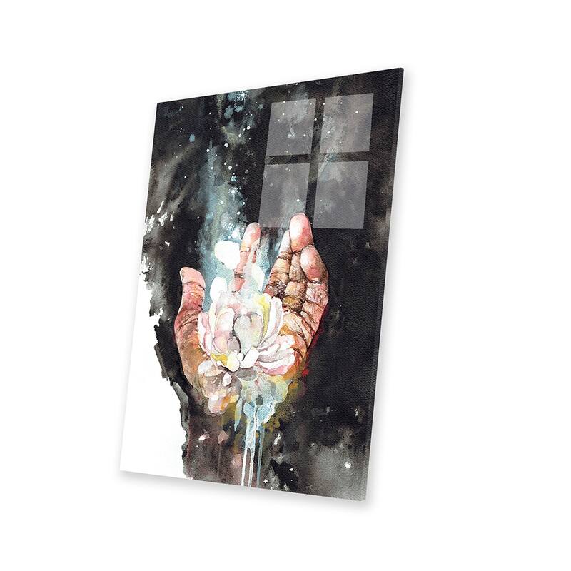 Let Go, Let Grow Print On Acrylic Glass by Pride Nyasha