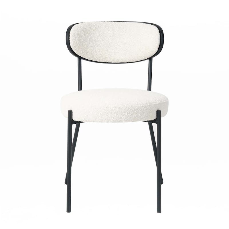 Boucle Kitchen Dining Chair ,Kitchen Dining Room and living room (set of 2)