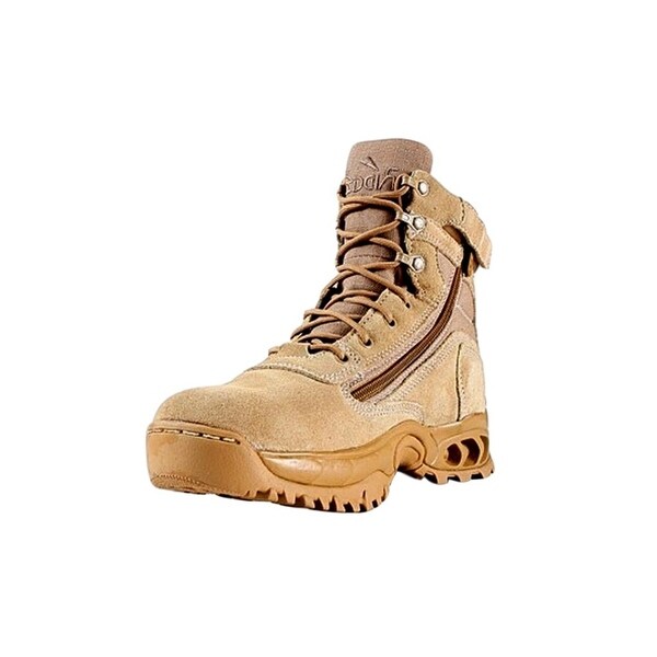 Ridge Tactical Boots Mens Desert Storm Leather 6" Shaft Sand