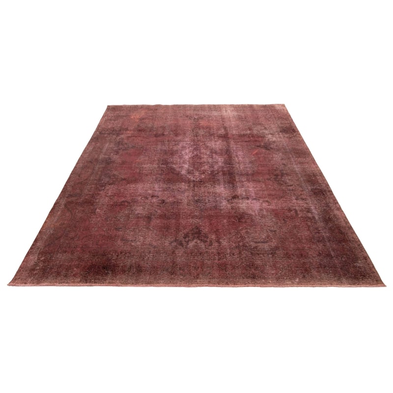 ECARPETGALLERY Hand-knotted Color Transition Dark Burgundy Wool Rug - 9'2 x 12'2