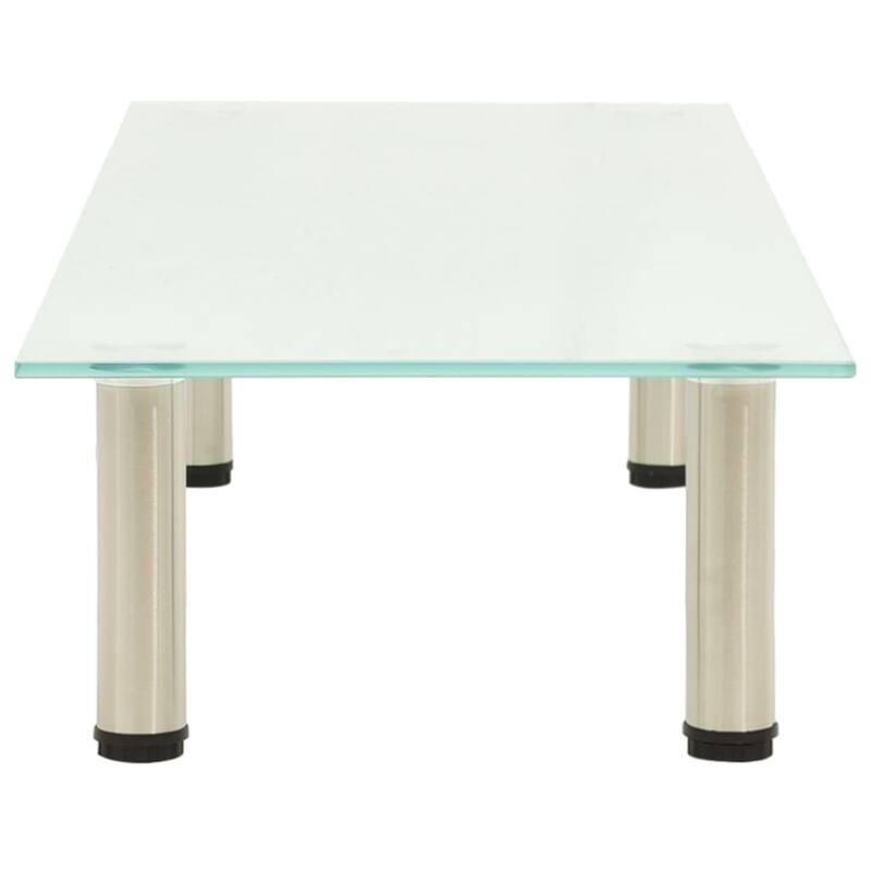 vidaXL TV Stand Entertainment Center HiFi Media Unit Furniture Tempered Glass