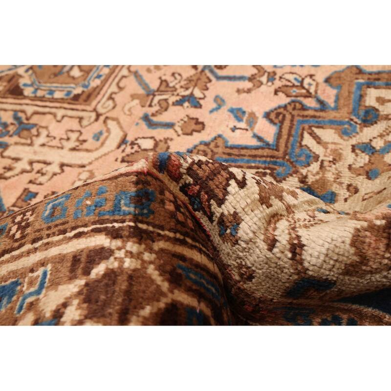 ECARPETGALLERY Hand-knotted Sarabi Salmon Wool Rug - 7'1 x 9'4