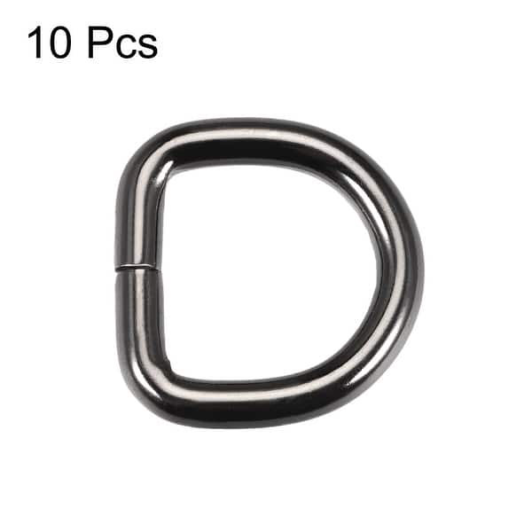 10 Pcs D Ring Buckle 0.8