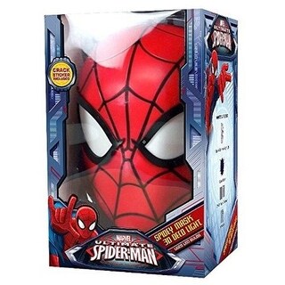 Shop Marvel Spider Man Mask 3d Wall Light Overstock 20252399