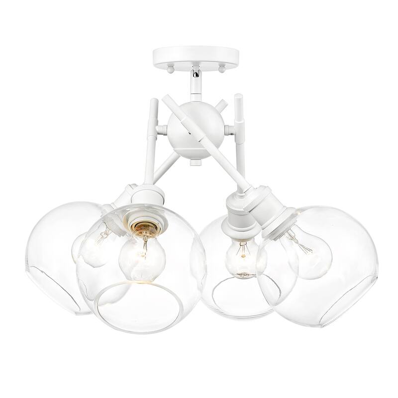 Axel 6.5" Wide 4-Light Semi-Flush