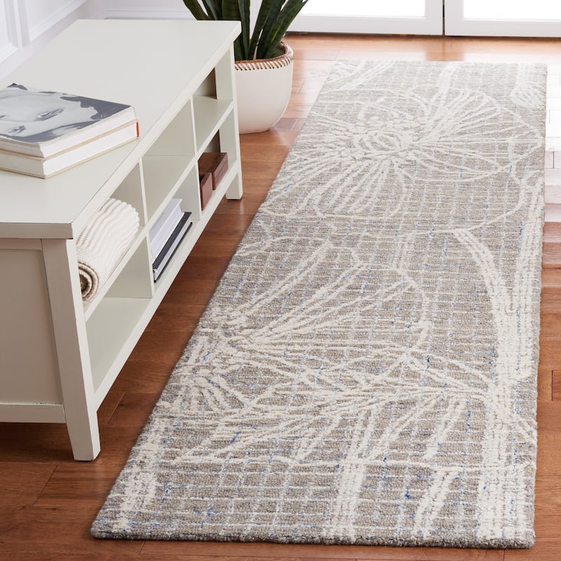 SAFAVIEH Handmade Metro Aldegonda Modern Floral Wool Rug