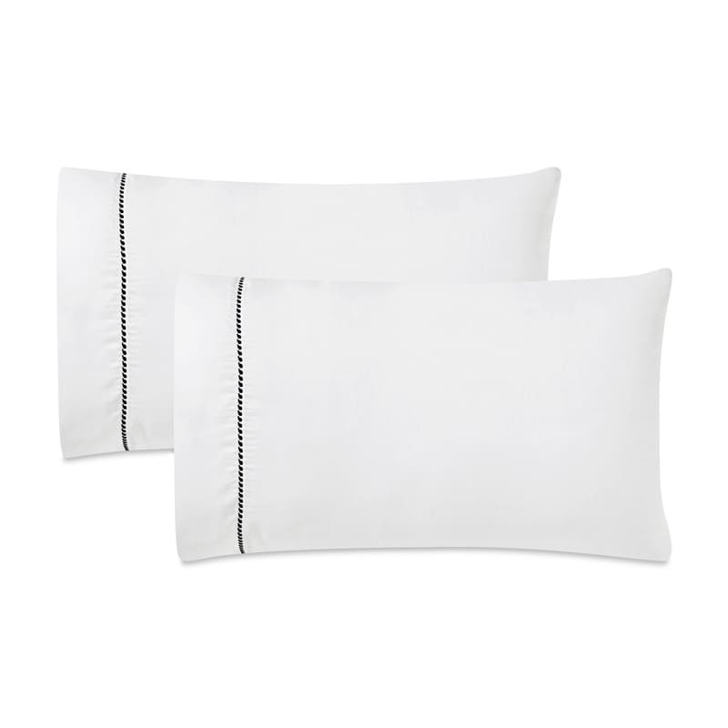 Superior Imperia Cotton Blend Embroidered 600 Thread Count Pillowcases, Set of 2