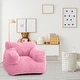 preview thumbnail 68 of 88, Children's Bean Bag Chair,Corduroy Bean Bag Sofa with Armrests