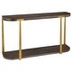 preview thumbnail 4 of 4, Uttermost 25556 14" Wide MDF, Metal, and Veneer Sofa Table