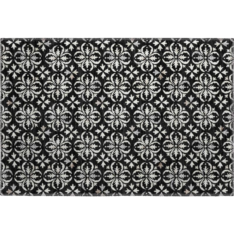 Premium Washable Super Soft Transitional Medallions Mayfield Rug