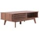 preview thumbnail 34 of 34, SAFAVIEH Rori Mid-Century 1-Shelf Walnut Coffee Table - 46" W x 23" D x 16" H