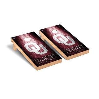 Oklahoma Sooners Museum Cornhole Board Set