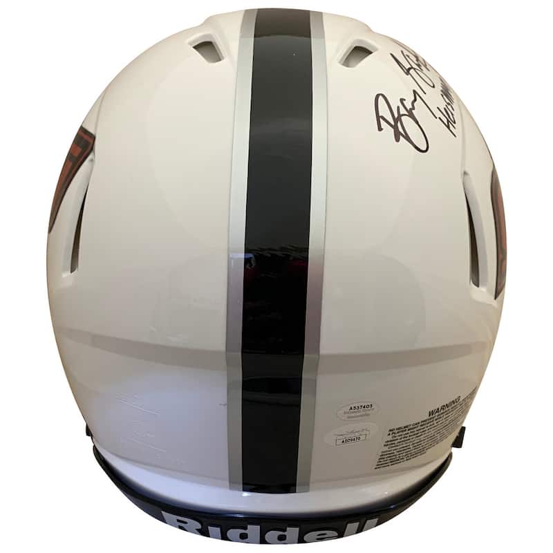 Barry Sanders Autographed Oklahoma State Cowboys Signed Full Size Authentic Football Heisman 88 JSA COA - 8'6" x 11'6"