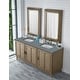 preview thumbnail 36 of 35, James Martin Vanities Portland 72" Double Vanity, Whitewashed Walnut