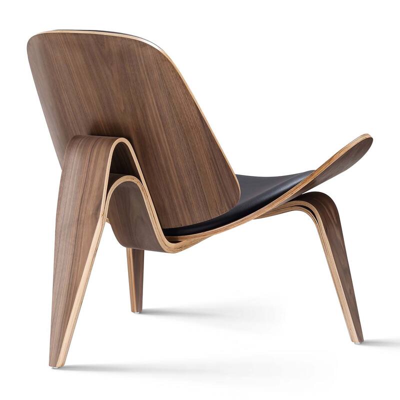 Mid Century Modern Lounge Tripod Design Shell Chair