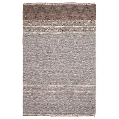 ECARPETGALLERY Braid weave Sienna Grey Wool Rug - 5'2 x 7'10