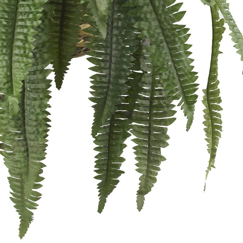 Decorative Fern Hanging Basket Artificial Plants for Home Decor Indoor Greenery & Living Room Plants