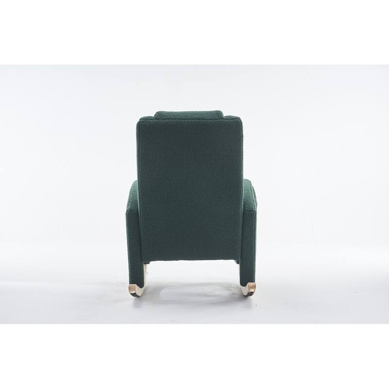 Accent Armchair Chair Rocking Chair With Adjustable Footrest
