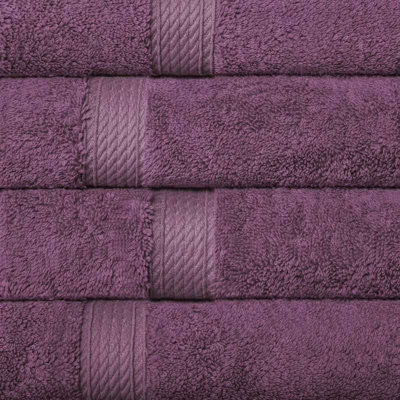 Superior Egyptian Cotton Pile Heavyweight Hand Towel Set of 4
