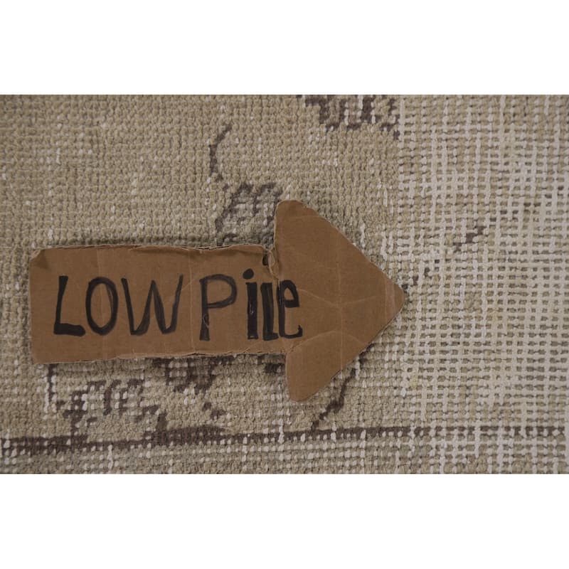 Hand Knotted Oriental 100% Wool Carpet Traditional Floral Beige & Ivories Tabriz Area Rug - 12' 5'' X 8' 10''