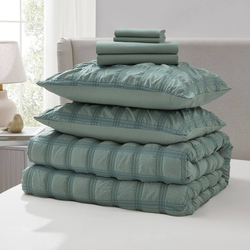 Empyrean Modern Comforter Seer Sucker