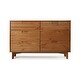 preview thumbnail 31 of 50, Middlebrook Gammelstaden Mid-Century Solid Wood 6-Drawer Dresser