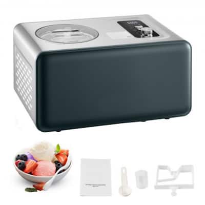 Home Ice Cream Maker with 1.5 Quart Capacity and Compressor - 16.73 x 11.42 x 9.65 inch