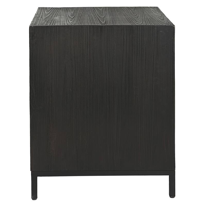 Uttermost Aiken Geometric Cabinet / End Table - 22"W x 26"H x 20"D