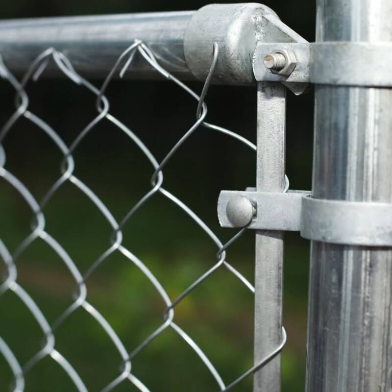 ALEKO Galvanized Steel Chain Link Fence 4X50 Feet Complete Kit
