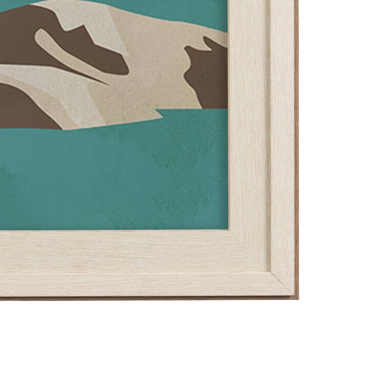 Alaska Go USA by Mercana Studio a Hand Embellished Framed Art Print Series