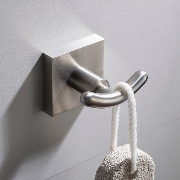 KRAUS Ventus Bathroom Robe and Towel Double Hook Bed Bath