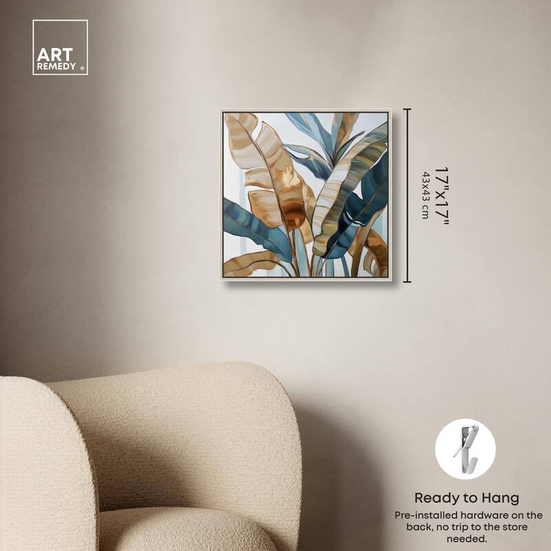 Paradise Fronds II Canvas by Art Remedy