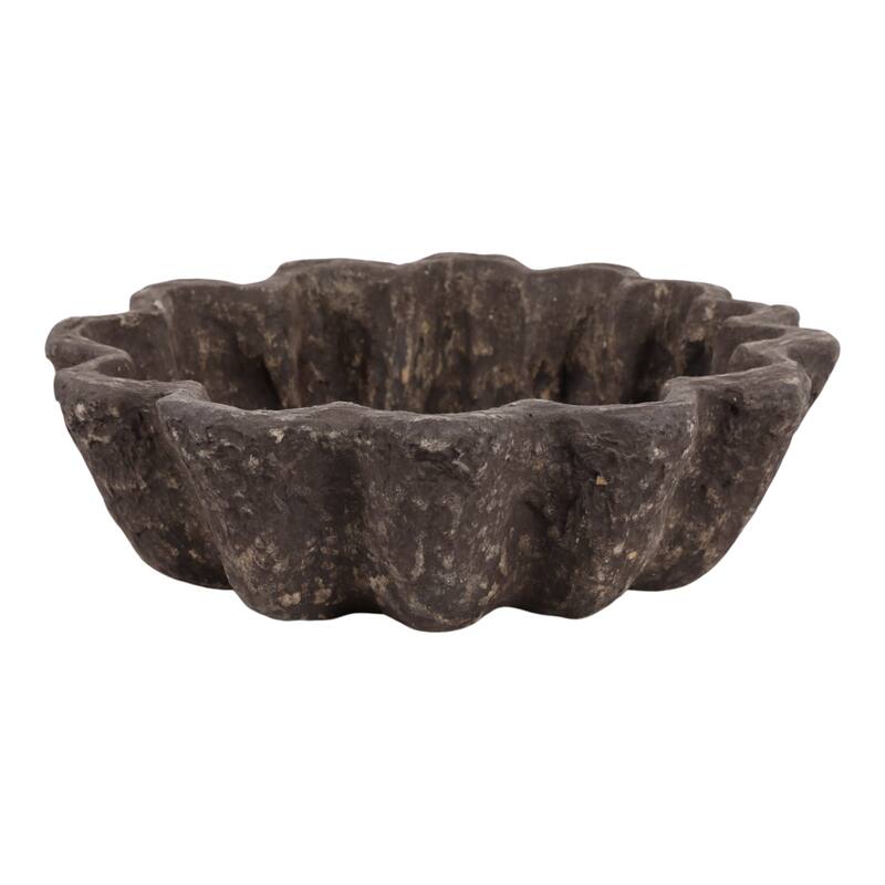Pottery Paper Mache Bowls Decorative Boho Casual Rustic - Brown - 12" x 12" x 3.75"