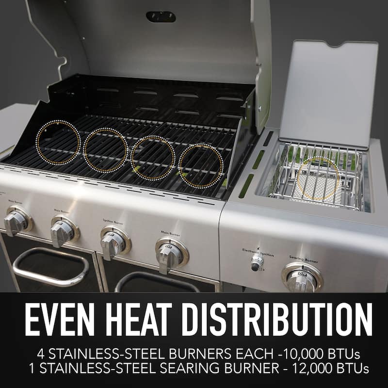 Kenmore 4 Burner plus Searing Side Burner Grill Bed Bath & Beyond