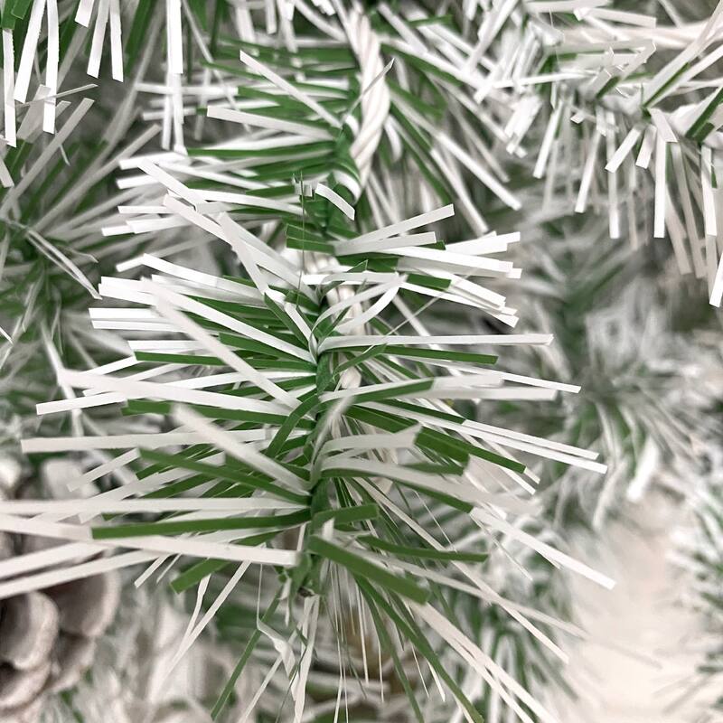 Pre-lit Xmas Tree Artificial Christmas 4-Piece Set