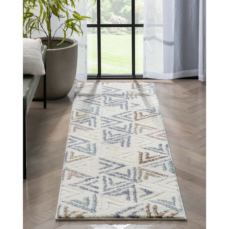 Well Woven Delia Thanatos Modern Geometric Area Rug