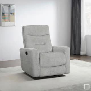 Mandevilla Chenille Manual Glider Reclining Chair